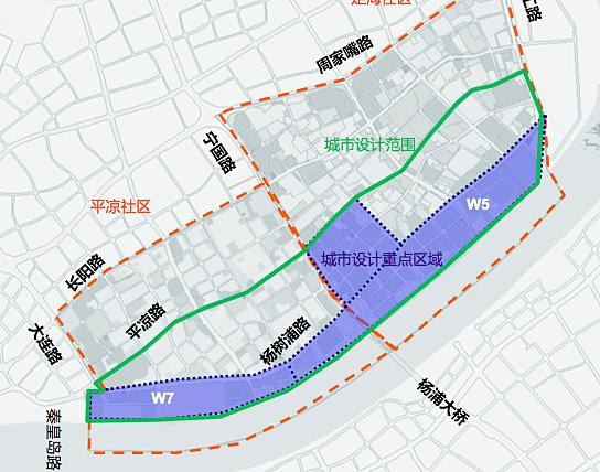杨浦城市设计范围 杨浦城市设计范围